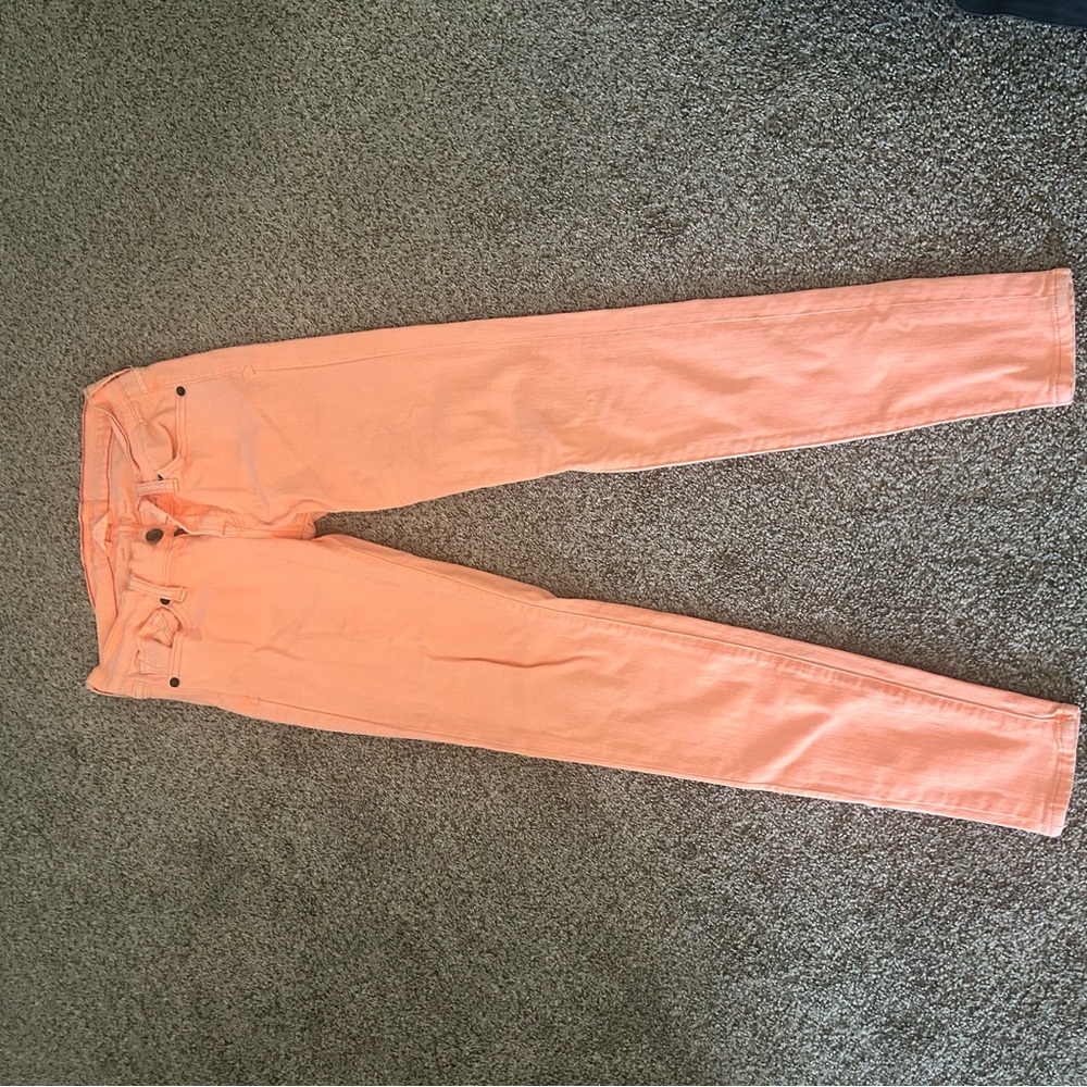 Lucky Brand Orange Skinny Jeans